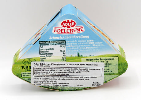 Adler EdelCreme Spreads - Mushroom/Champignon