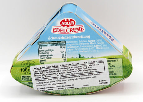 Adler EdelCreme Spreads - Sahne (Plain)