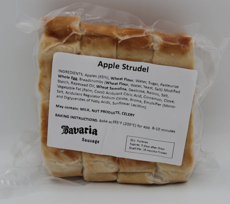 Authentic Bavarian Apple Strudel 4pc