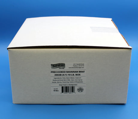 Bavarian Bratwurst 10lb box