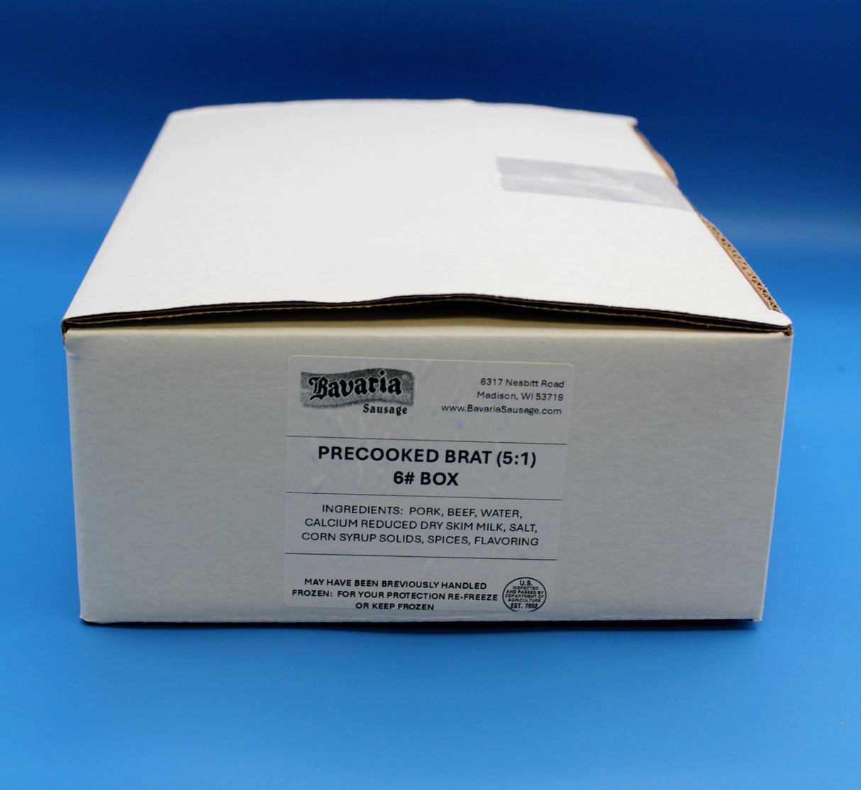 Bavarian Bratwurst 6lb box