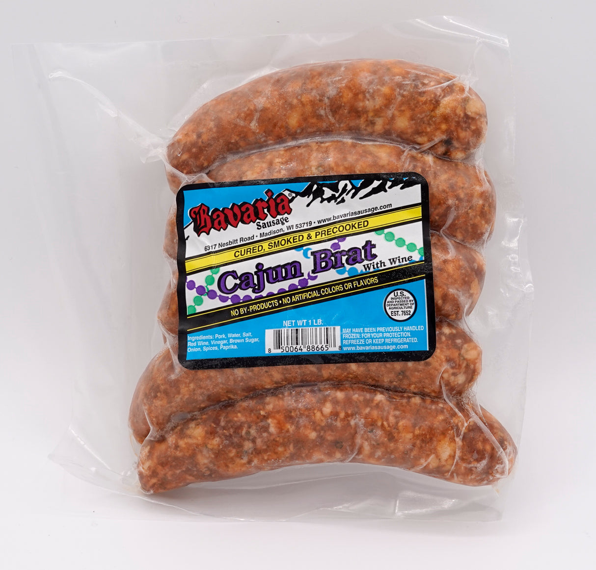 Cajun Bratwurst / Andouille Sausage 1lb