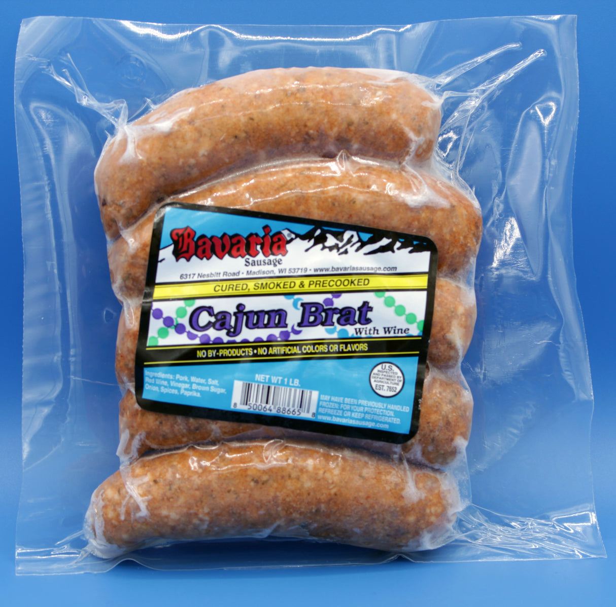 Cajun Bratwurst / Andouille Sausage 1lb