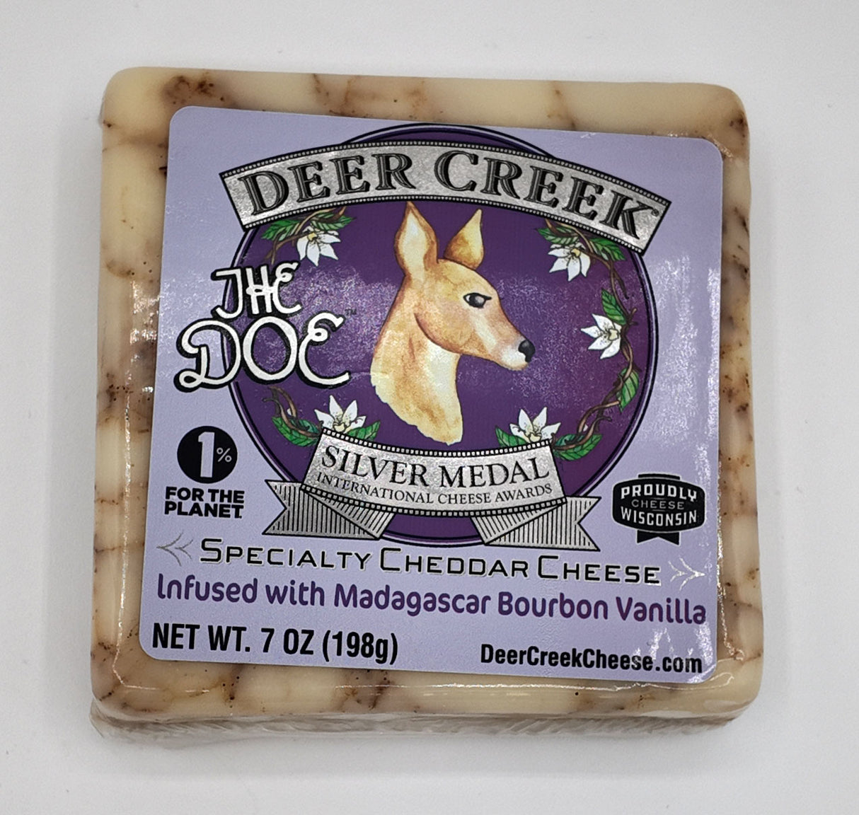 Deer Creek "The Doe" Bourbon Vanilla Cheese 7oz