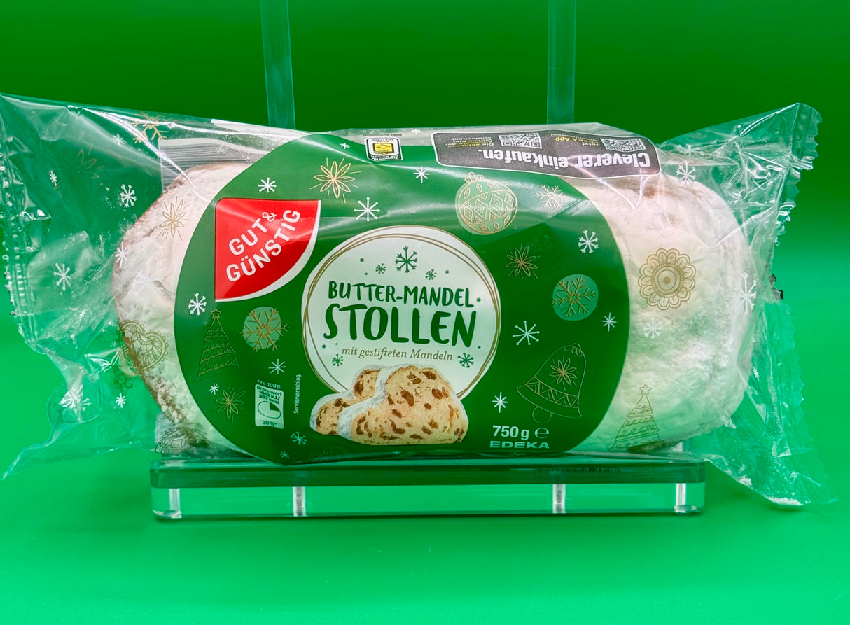Edeka Gut & Gunstig Butter Mandel Stollen 750g