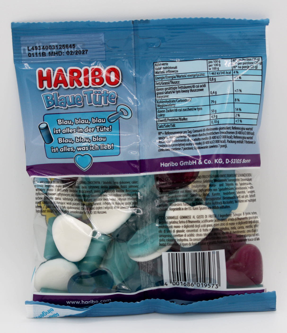 Haribo Blaue Tute
