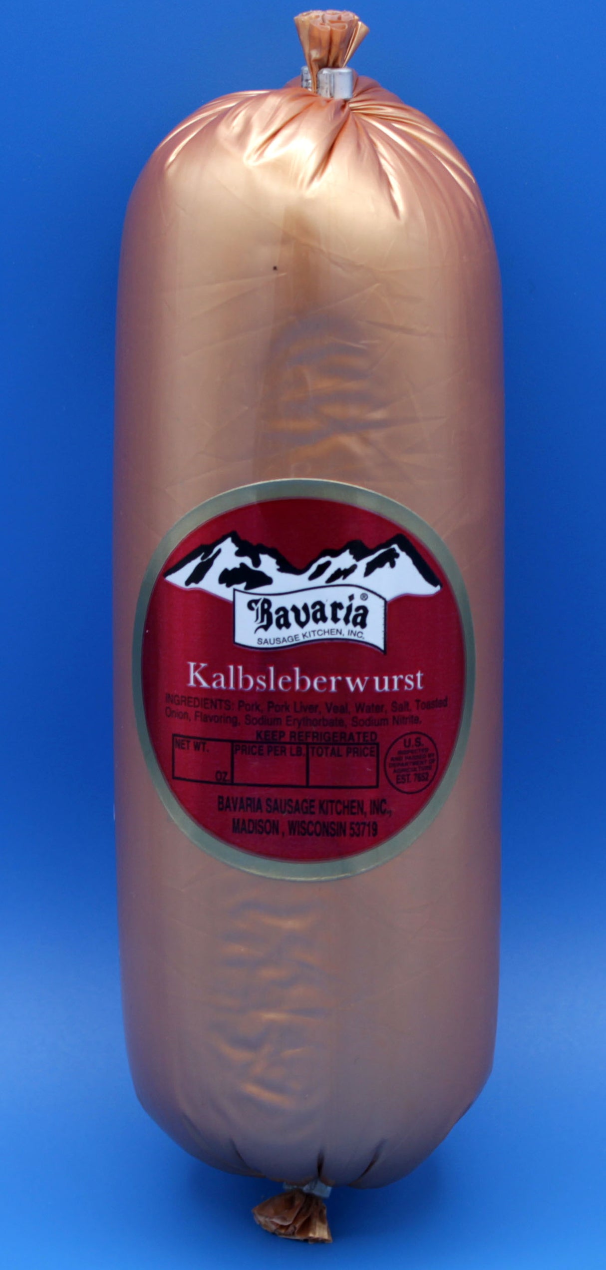 Kalbsleberwurst / Veal Liverwurst