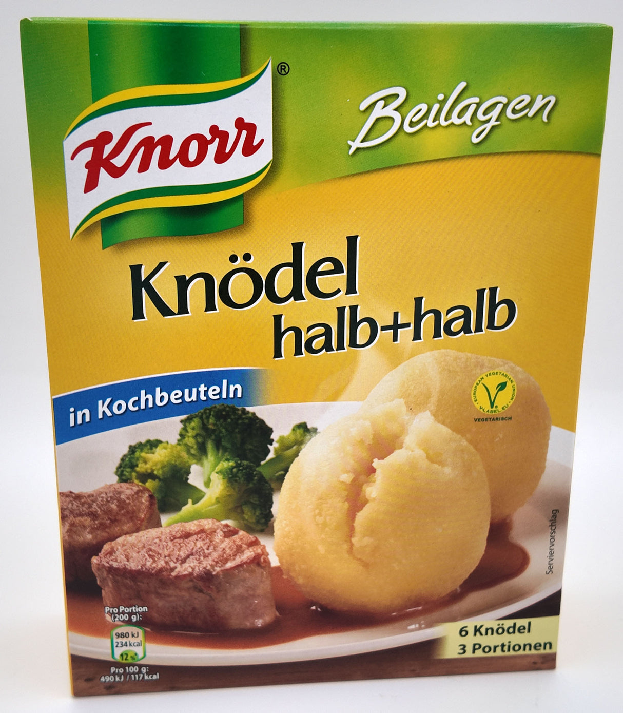 Knorr Kartoffel Knodel Halb and Halb