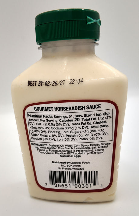 Lakeside's Horseradish Sauce 255g