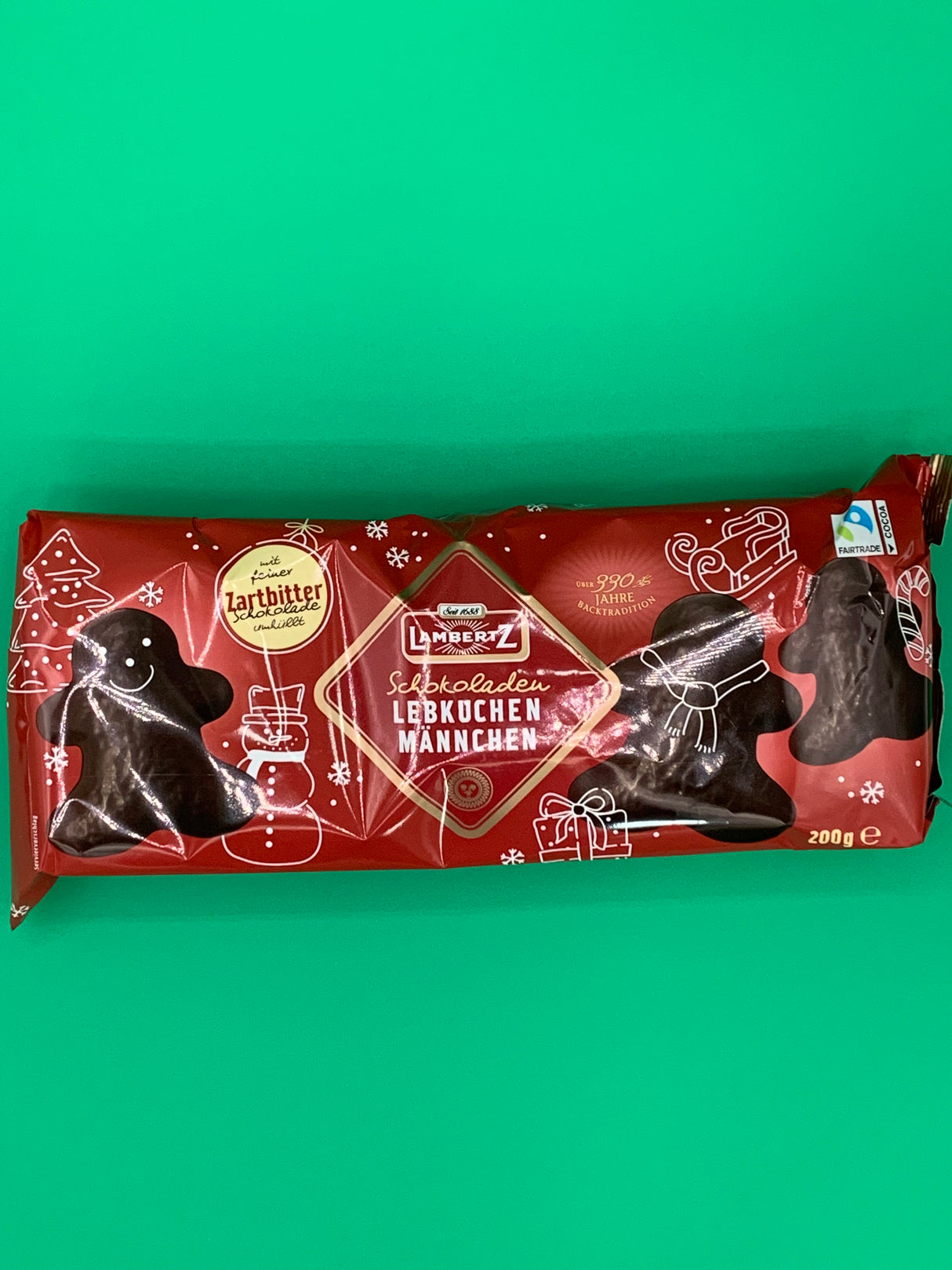 Lambertz Schokoladen Lebkuchen Mannchen Zartbitter