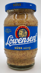 Lowensenf Bavarian Sweet Mustard (Blue Label)