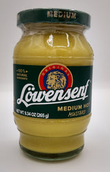 Lowensenf Medium Mustard in Jar (Green Label)
