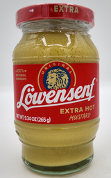 Lowensenf Classic Hot Dusseldorfer Mustard (Red Label)