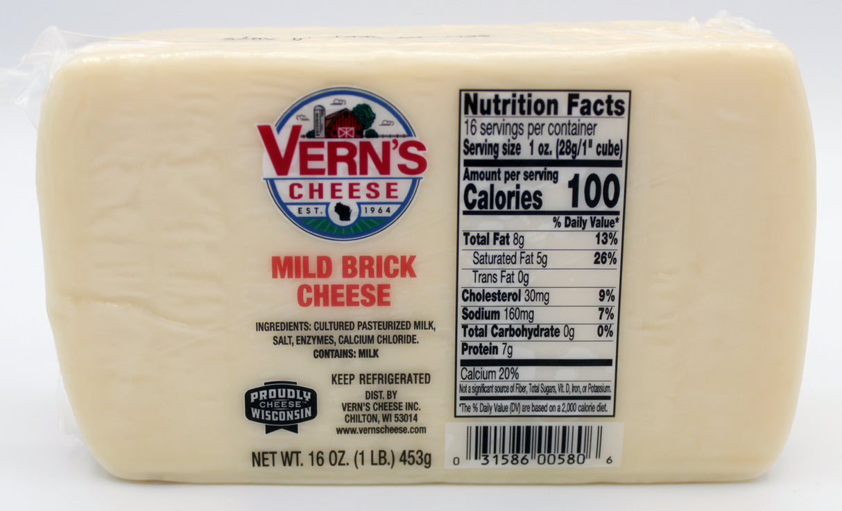 Wisconsin Mild Brick Cheese