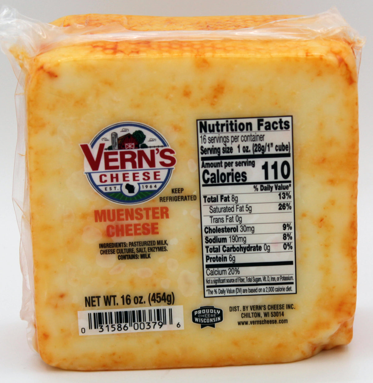 Wisconsin Muenster Cheese 16oz