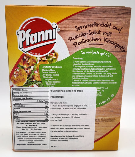 Pfanni 6 Semmel Knodel Klassiker