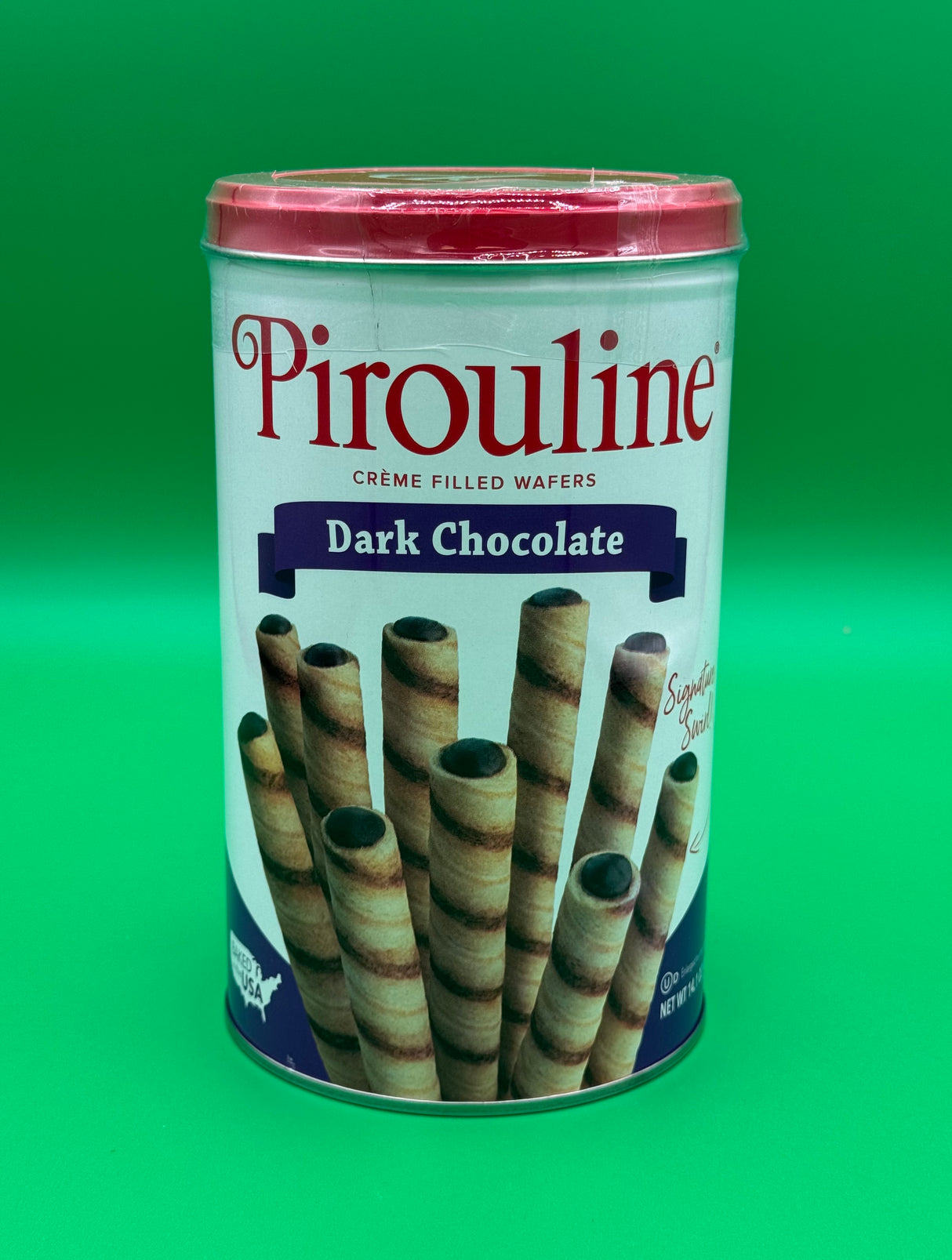 Pirouline Dark Chocolate Creme Filled Wafers - 14.1 oz. Tin