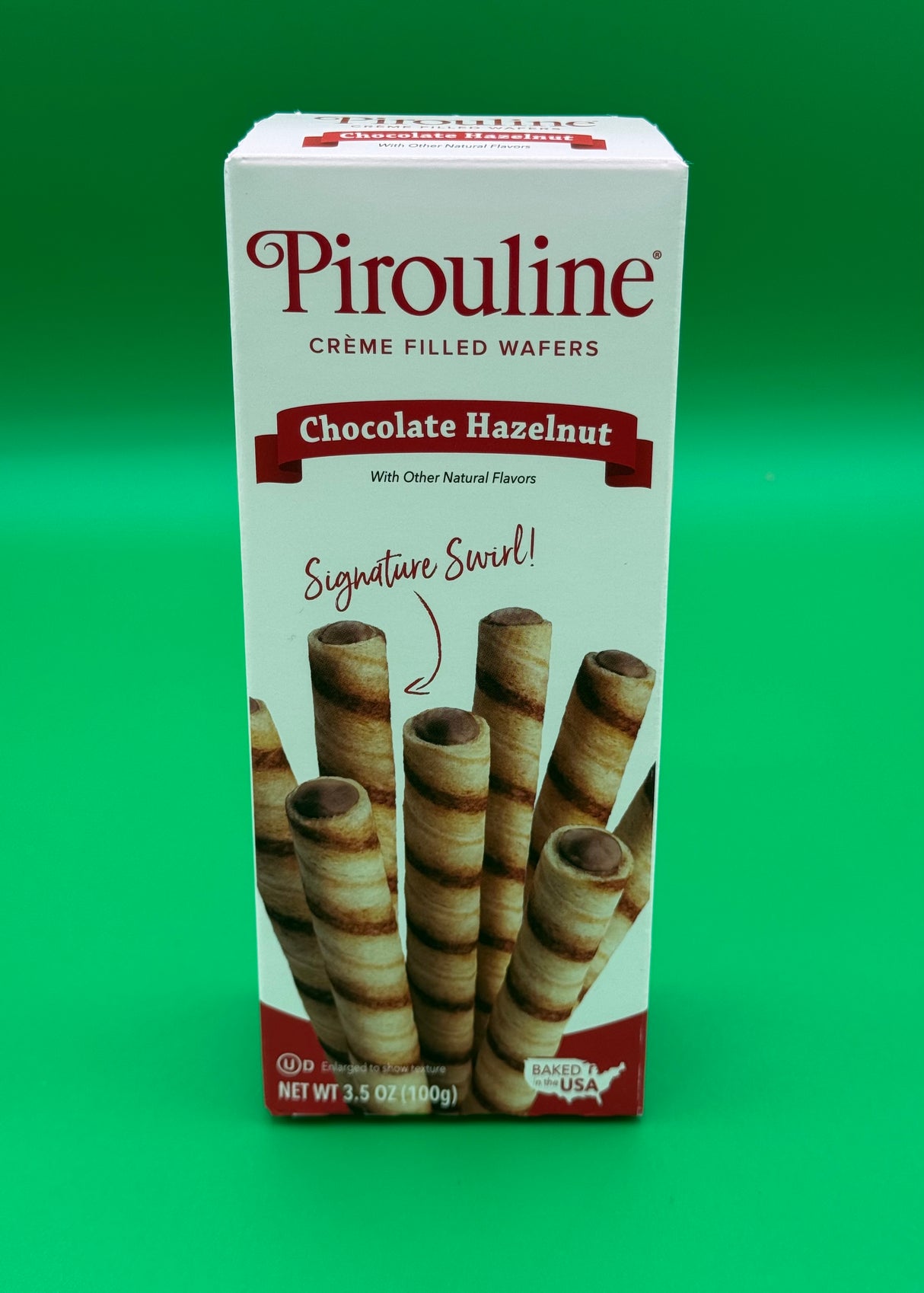 Pirouline Chocolate Hazelnut Creme Filled Wafers - 3.25 oz. Box