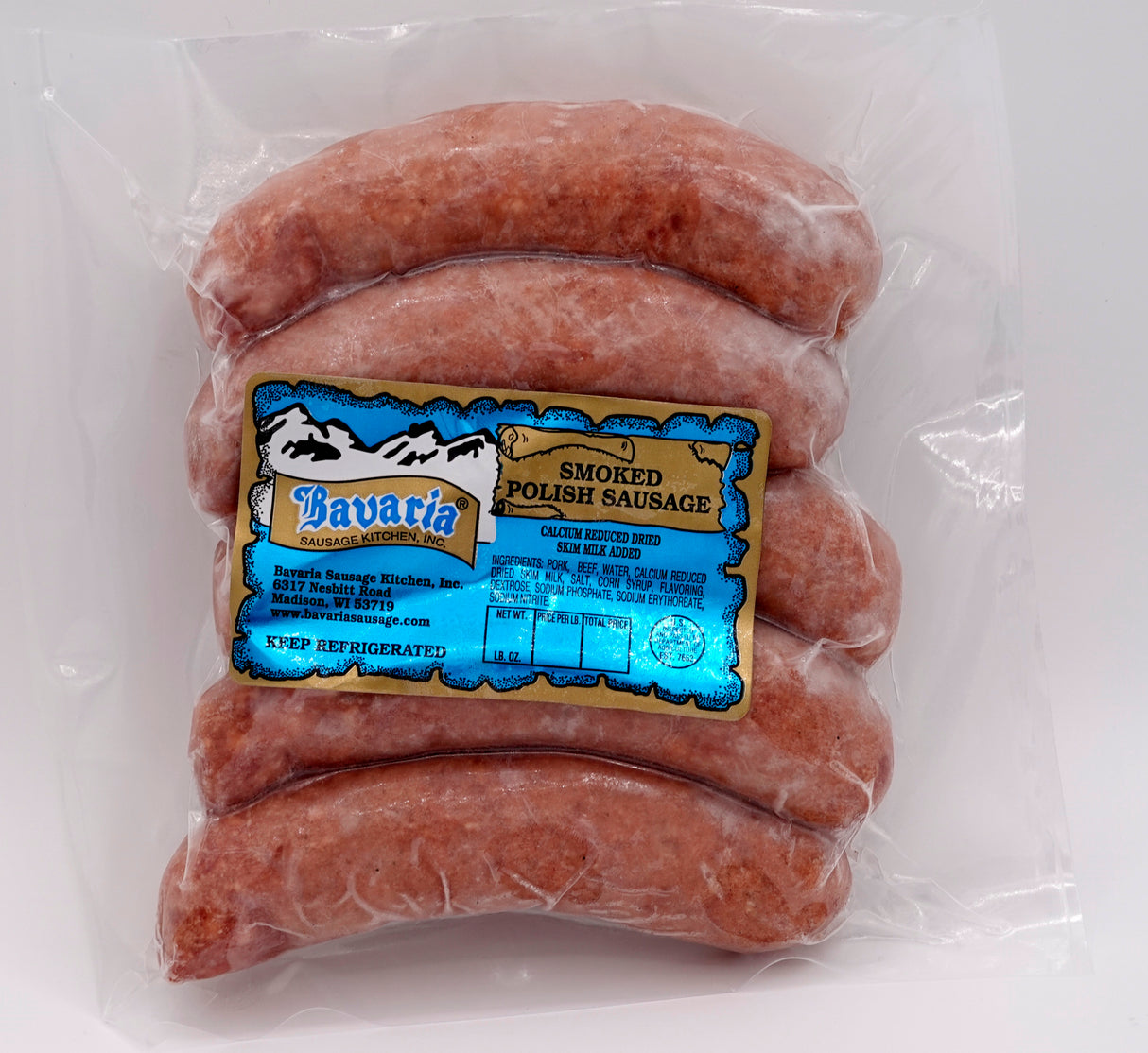 Smoked Polish Bratwurst 1lb