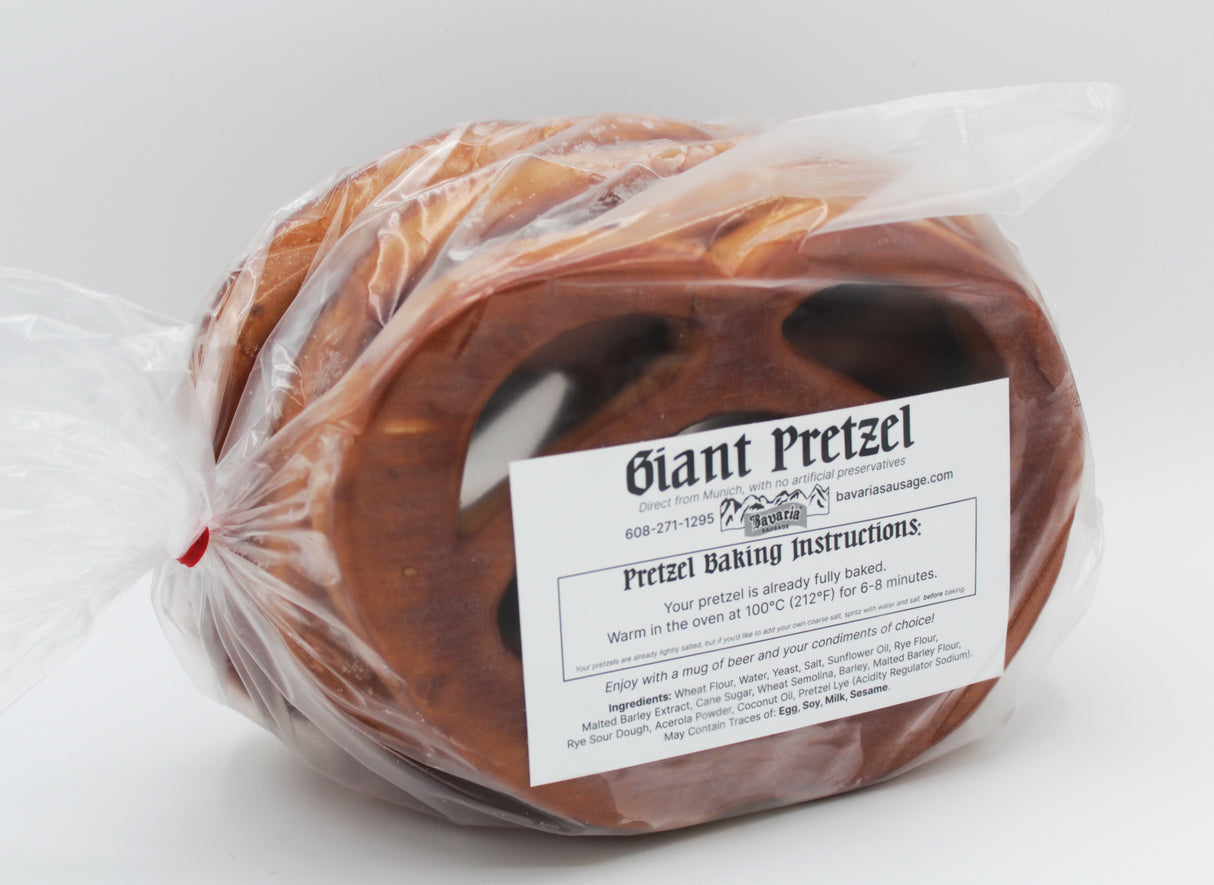 Giant Pretzel (4-pack) - Direct from Munich Germany