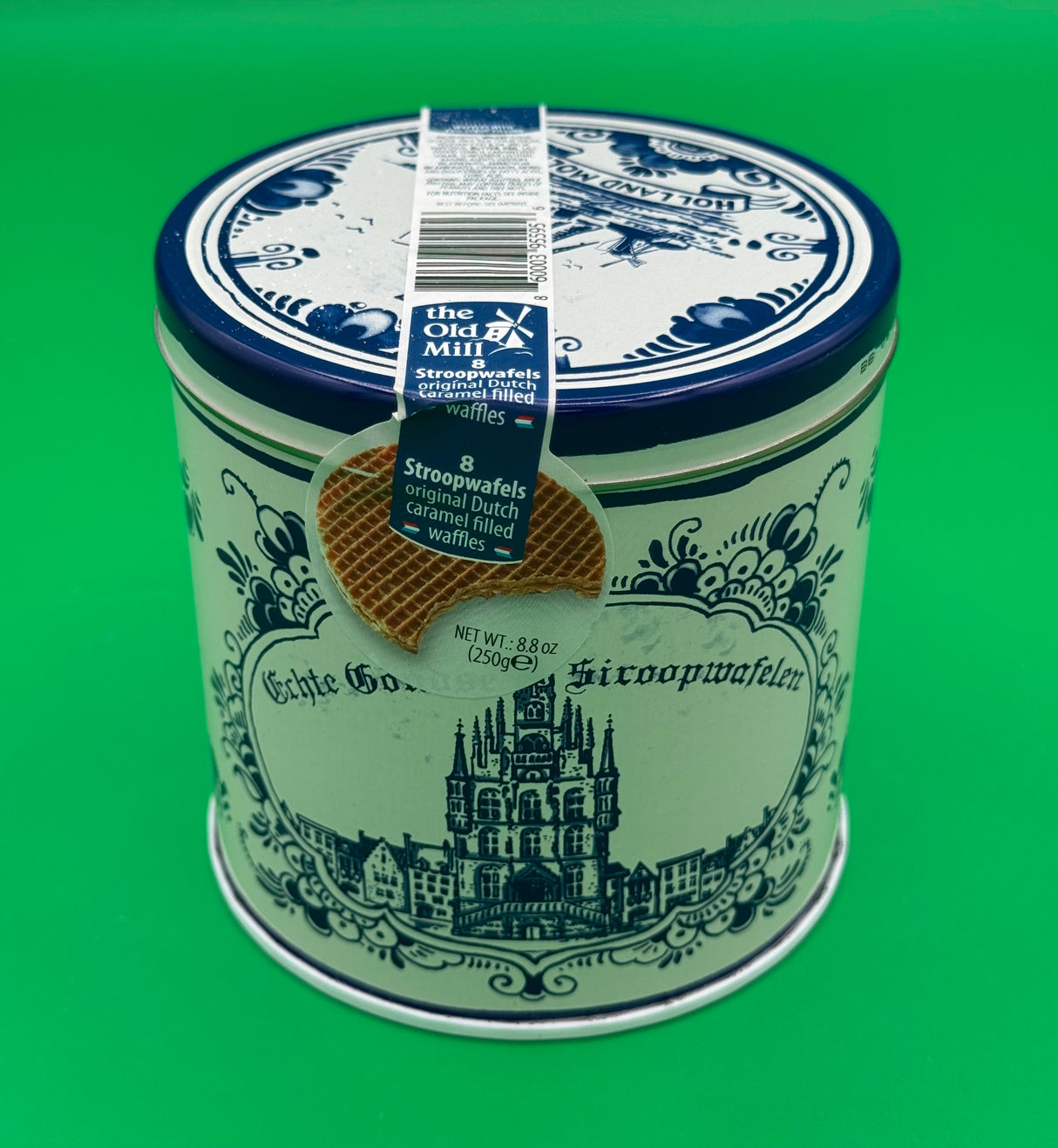The Old Mill Stroopwafels 8pc - Tin 8.8oz