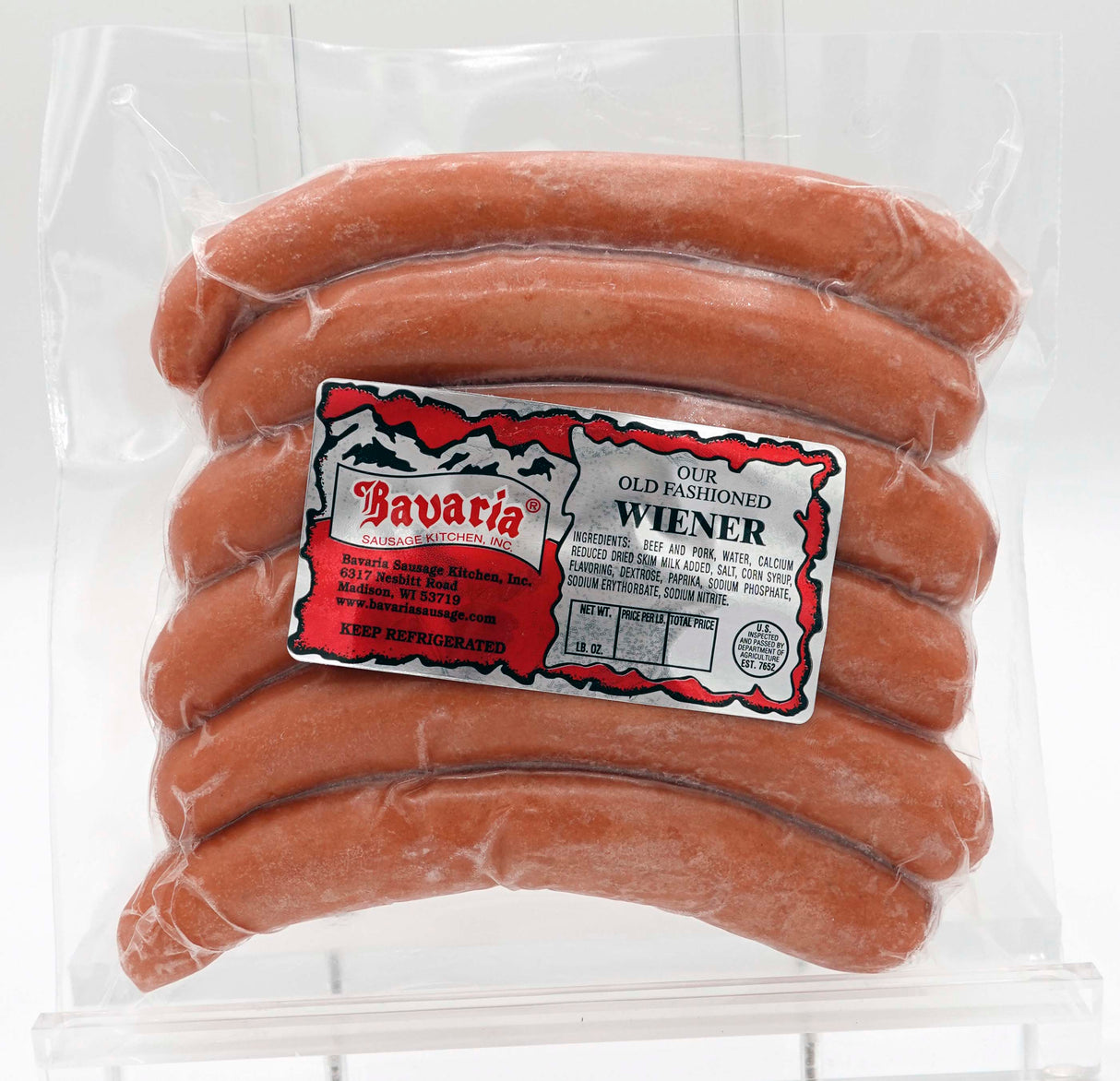 Natural Casing Wieners 1lb