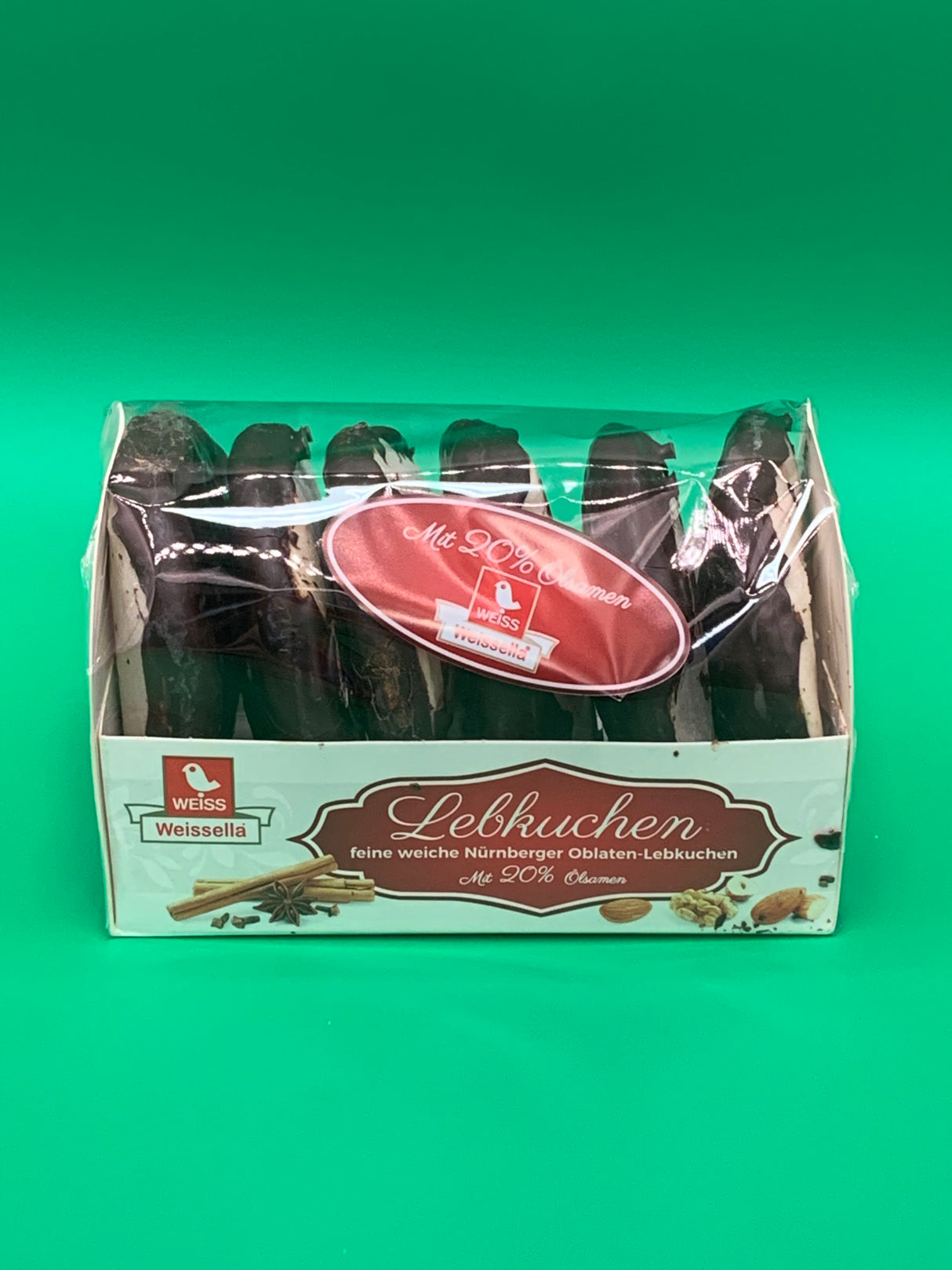 Weissella Oblaten Lebkuchen Schokoliert