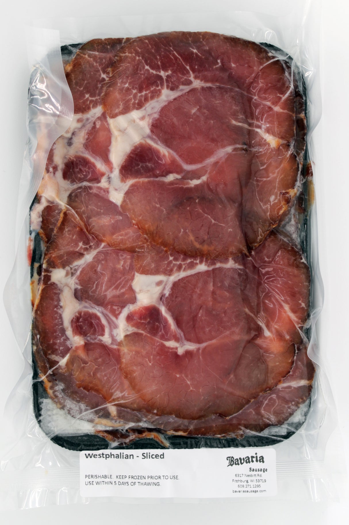 Westphalian Schinken / Ham 1lb Sliced