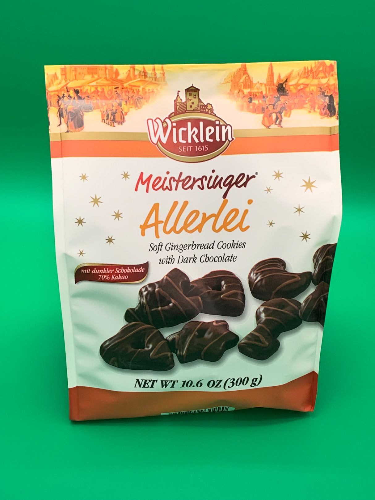 Wicklein Lebkuchen Allerlei mit Dunkler Schokolade 300g
