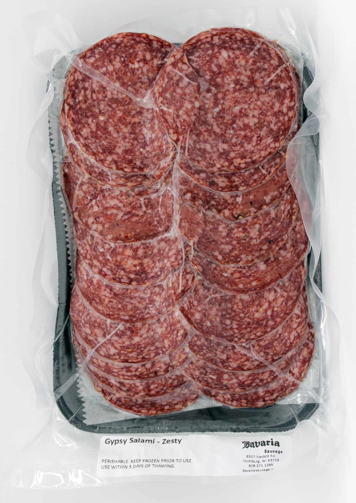 Zesty (Gypsy) Salami - 16oz Sliced