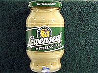 Lowensenf Medium Mustard in Jar (Green Label)