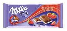 Milka Strawberry Yogurt Bar 100g