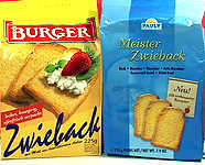 Burger or Brandt Zwieback