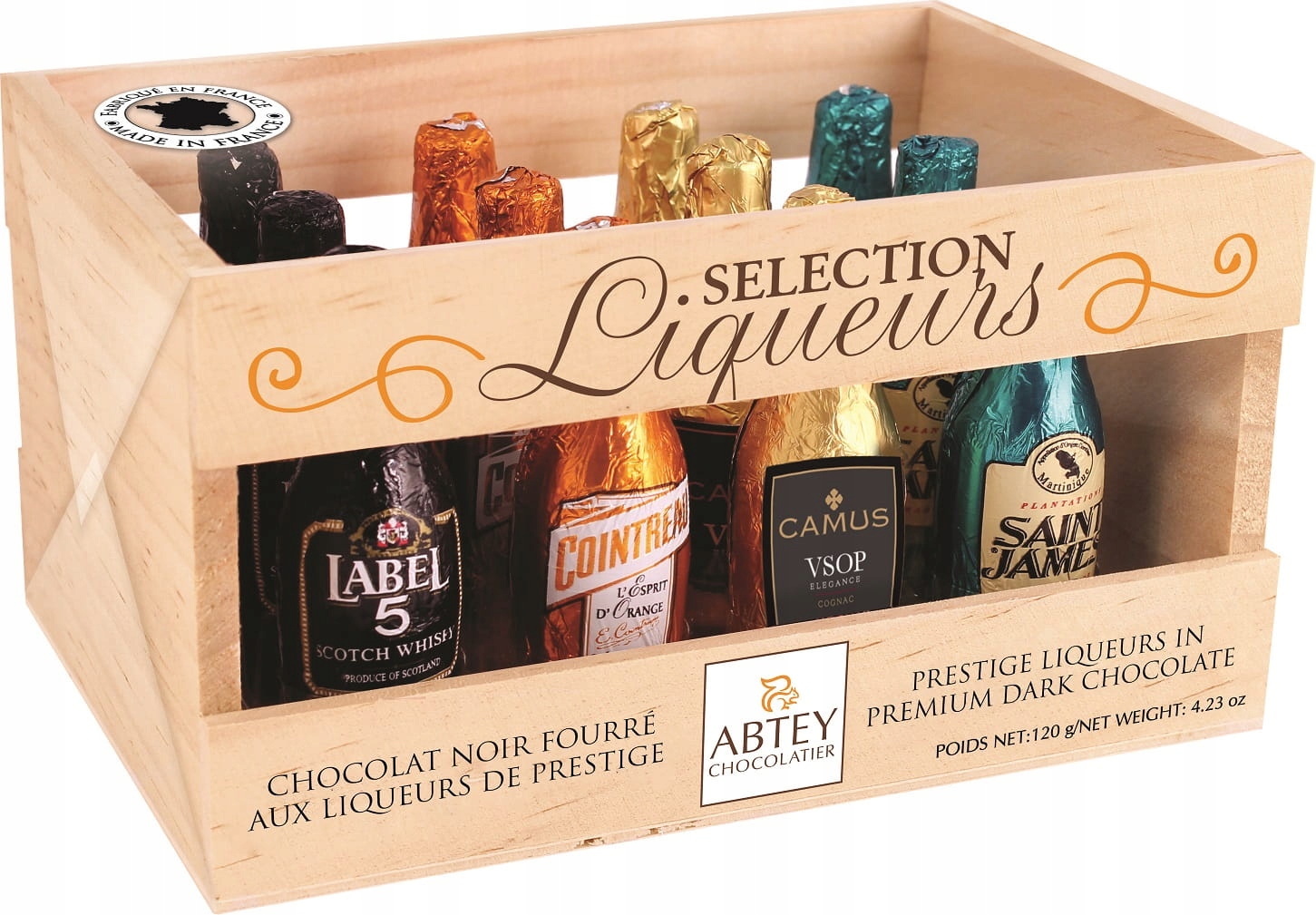 Abtey Selection Liqueurs Crate 155g