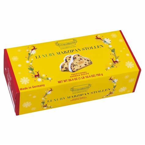 KuchenMeister Luxury Marzipan Stollen 26.4oz Box