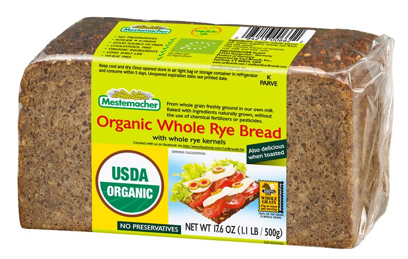 Mestemacher Organic Whole Rye Bread