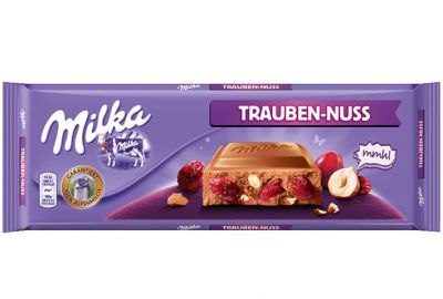 Milka Raisins and Hazelnuts Large 270g Bar