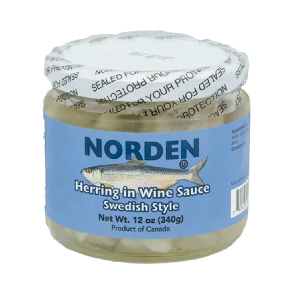 Norden Herring Tidbits in Wine Sauce - 12oz Jar