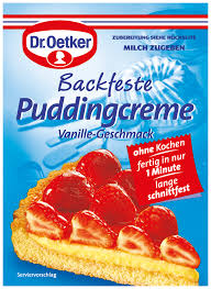 Dr Oetker Backfeste Puddingcreme