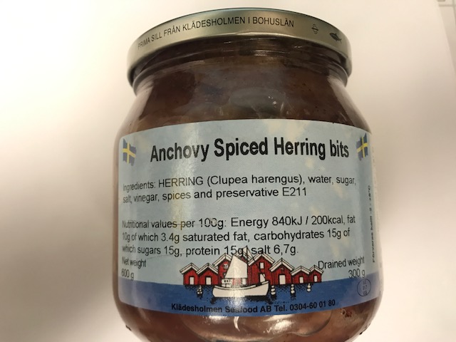 Klades Holmen Anchovy Spiced Herring Bits