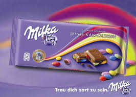 Milka Bunte Kalaolinsen Chocolate Bar